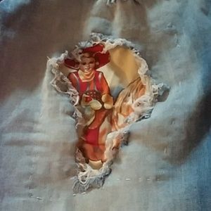 Refuge cowgirl custom patch Jeans